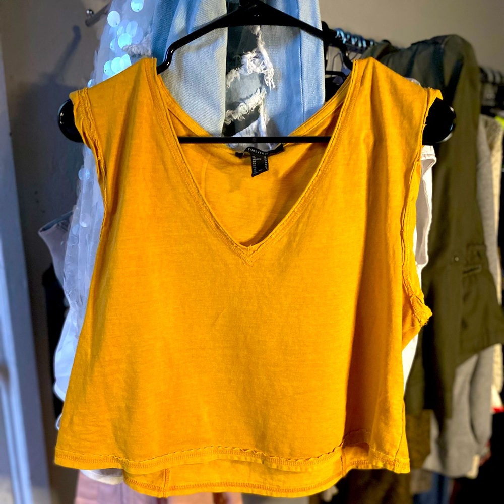 Mustard Yellow/Orange Tank Top
